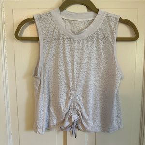 Cream Lululemon Workout Tank